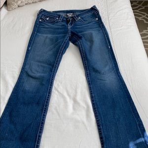 True Religion wide leg jeans